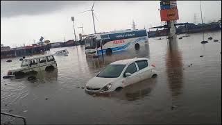 heavy rain Maliya highway Kutch Gujarat