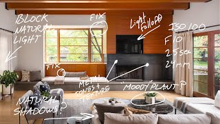 Living Room & Interior Design Tutorial - Photographing & Editing