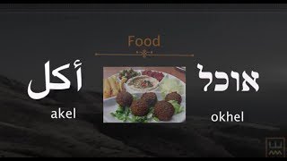 Same Same: Kitchen and Food Words in Arabic & Hebrew