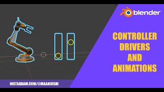 BLENDER - CONTROLLER AND DRIVER FOR RIG AND ANIMATION | ON POINT TUTORIAL | BLENDER TUTORIAL | CFS
