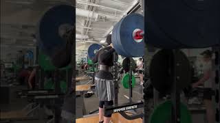 335 lb high bar ATG squat #squat