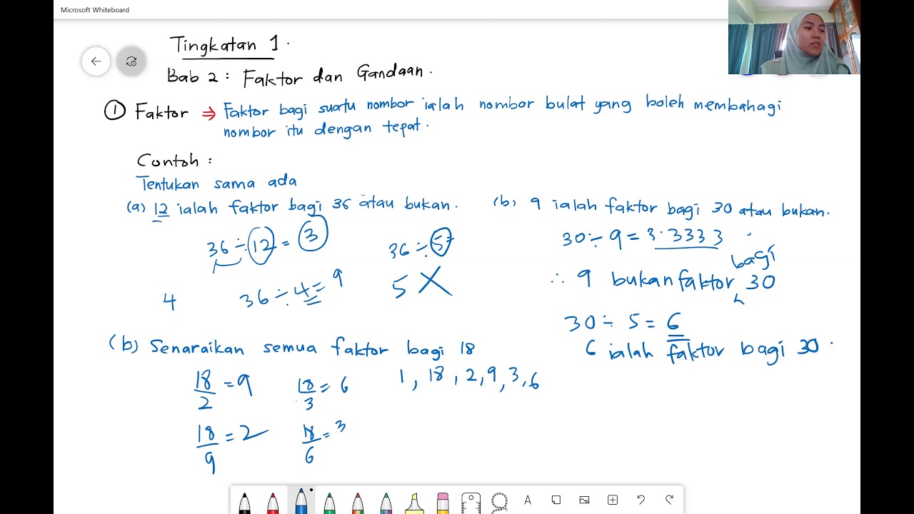 Bab 2 Faktor Dan Gandaan Part 1 - YouTube