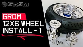 TRS HONDA GROM WHEEL SET -PART 1- FRONT WHEEL.