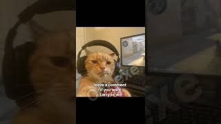 Ronald and Evil Larry battle #viral #cat #funny #catmemes #catshorts #evillarry #shorts