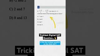 Trickiest 2024-2025 Digital SAT question #digitalsat #satprep