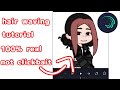 Hair waving tutorial using vector • Alight motion • Gacha club