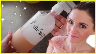 GENIUS Cleaning Hack for Lazy People!! (Amazing DIY Natural Multipurpose Cleaner) | Andrea Jean