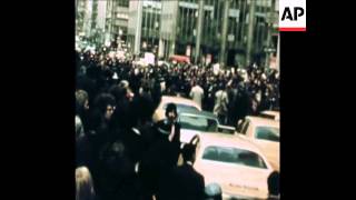 SYND 11-5-72 NEW YORK ANTI WAR DEMONSTRATION