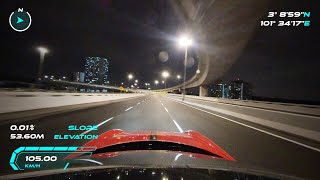 A Quick Dash in Porsche 911 🚗💨 at DASH Highway - Penchala Link To KL City ★Damansara-Shah Alam★ ★4K★