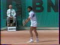 guillermo vilas vs jose higueras 1 2 roland garros 1982 deuxième set