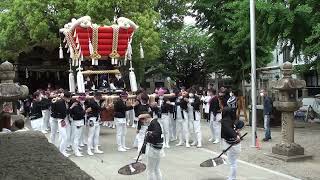 令和４年　浜石　厄落御祈祷（堺・布団太鼓・堺区・石津神社）