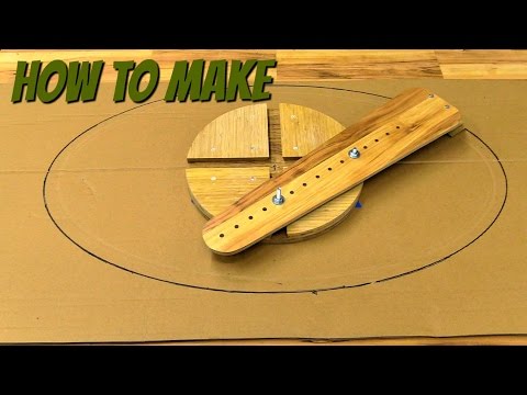 (how to make) a router jig for making ellipes (how to make) a router jig for making ellipes