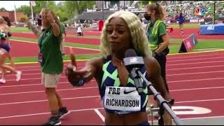 Sha’Carri Richardson Is Confident Even In Losing