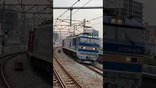 JR西日本 おおさか東線 鴫野駅 (大阪)　EF510-506 (JR貨物)