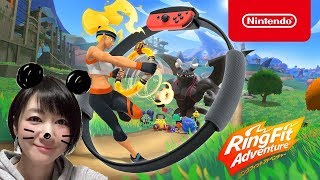 ＃8【リングフィットアドベンチャー】顔出し！体重公開！毎日３０分頑張ってダイエット！「Ring Fit Adventure」【おに子】 女性実況