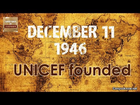 Who founded Unicef?
