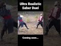 Ultra Realistic Saber Duel #shorts