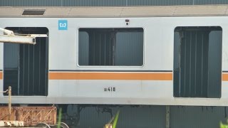 【廃車解体22編成目】東京メトロ 銀座線01系 01-118F 廃車解体　渡瀬北留置線