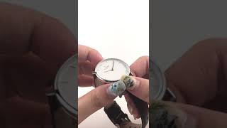 【Nordgreen】ND手錶 Native 本真 32mm 月光銀殼×白面 北歐設計師手錶 深棕真皮錶帶NR32SILEDBXX