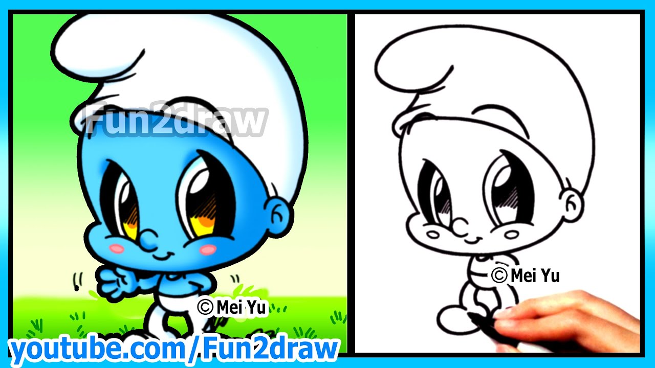 Cute Cartoon Character Drawing Cute Cartoon Characters Tutorial For ...