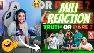 MILI REACTION ON TRUTH & DARE IN S8UL 😂 || @MilikyaMili