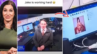 News Anchor's Background Fail is Peak Dude Energy