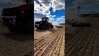 Case AFS 620 Quadtrac (628/692 Hp) cultivating in the field [1080p] #shorts