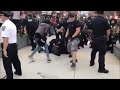 Protest at the Barclays Center turn to violence after cops get physical with protestors