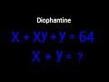 A nice Diophantine Equations (X+Y)=? | Math Olympiad