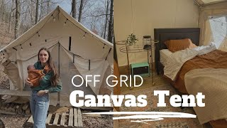 Canvas Tent Tour | White Duck Outdoors 10x12 Wall Tent Tour | Glamping Tent Tour