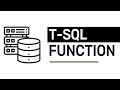 Functions - T-SQL FULL Tutorial For Beginners | Lesson 2