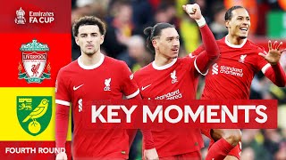 Liverpool v Norwich City | Key Moments | Fourth Round | Emirates FA Cup 2023-24