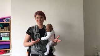 Tandem Babywearing Part 1: Pre-tied Meh Dai \u0026 Izmi Toddler Carrier  (Baby on front, toddler on back)