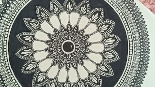 Blooming Within 🌸 | Mandala Art Journey#MandalaArt #MandalaDrawing #ArtTherapy