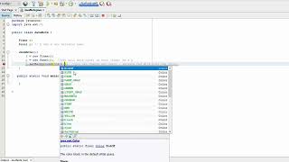 Integrative Programming and Technologies - Java AWT Panel