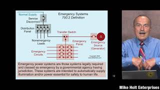 Emergency System, Classification, NEC 2020 - [700.2], (2min:48sec)