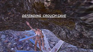 PVP and Defending lost island crouch cave-Arkpoc