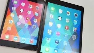 iPad Mini Retina Display VS iPad Air SPEED TEST and Differences