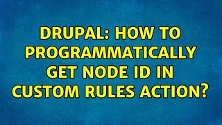 Drupal: How to programmatically get node ID in custom Rules Action?