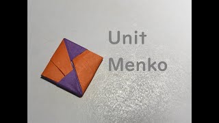 【折り紙・origami】ユニットめんこ　Unit Menko