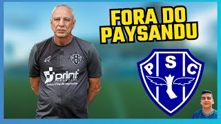 MARCIO FERNANDES É DEMITIDO DO PAYSANDU APÓS 3 JOGOS SEM VITÓRIA EM 2025