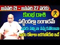 Kumbha Rashi Vaara Phalalu 2024 | Kumbha Rasi Weekly Phalalu Telugu | 21 January - 27 January 2024
