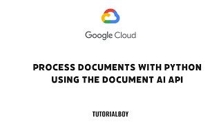 Process Documents with Python Using the Document AI API || GSP925 || #cloudskillsboost #googlecloud