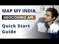 Map My India | Quick Start with GeoCoding Api 🔥 | In Hindi