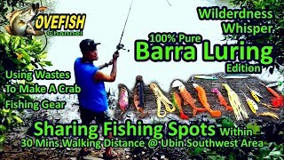 UBIN WAY of Barra Fishing @ Ah Poh Prawn Pond -  My Lovefish Story.2