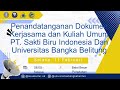 kuliah umum pt sakti biru indonesia dan ubb