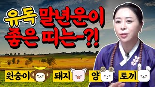 말년운이 유독 좋은 '말년에 대박나는 띠' / 말년운 좋은사람의 특징은?!