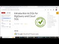 Introduction to SQL for BigQuery and Cloud SQL | Google Cloud 30 Days Challenge |