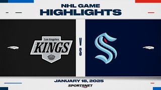 NHL Highlights | Kings vs. Kraken - January 18, 2025