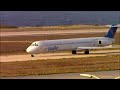 insel air md 82 landing at curacao airport